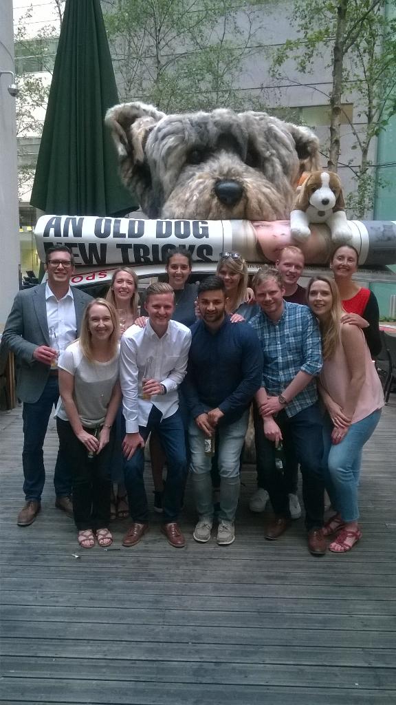 Stwph1a1's tweet photo. #ifoundtiny (and Amplifi's Toby! and Dougal!) in The Union Regent's Place #thenationalexpectbigthings @TheNatMedia http://t.co/97UwcBP8XM