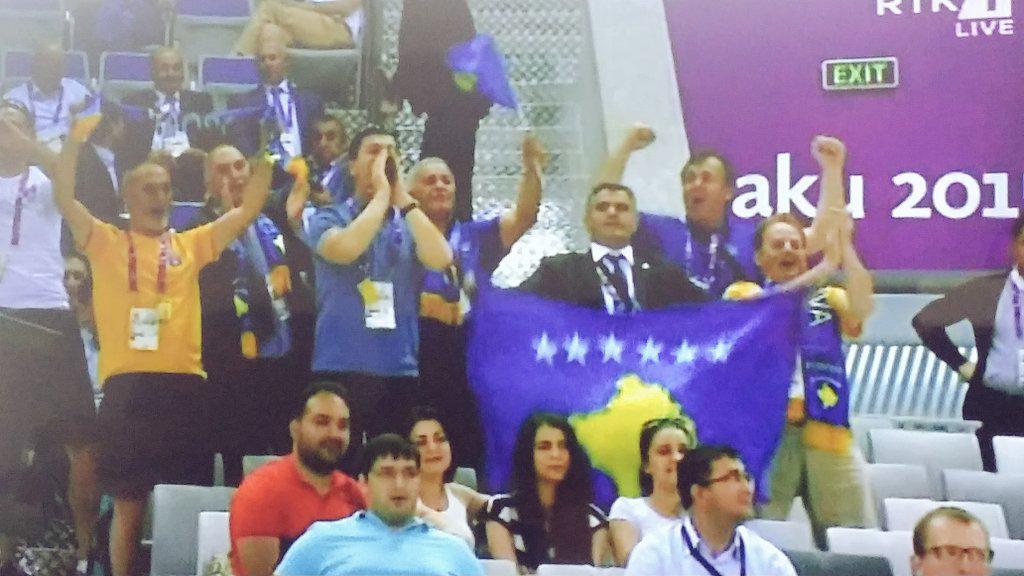 xhemajl_rexha's tweet photo. Nora Gjakova of #Kosovo wins vs some of most experienced judokas of Europe to reach the semis. #Baku2015 #KosovoPower http://t.co/4DCckZS2Au