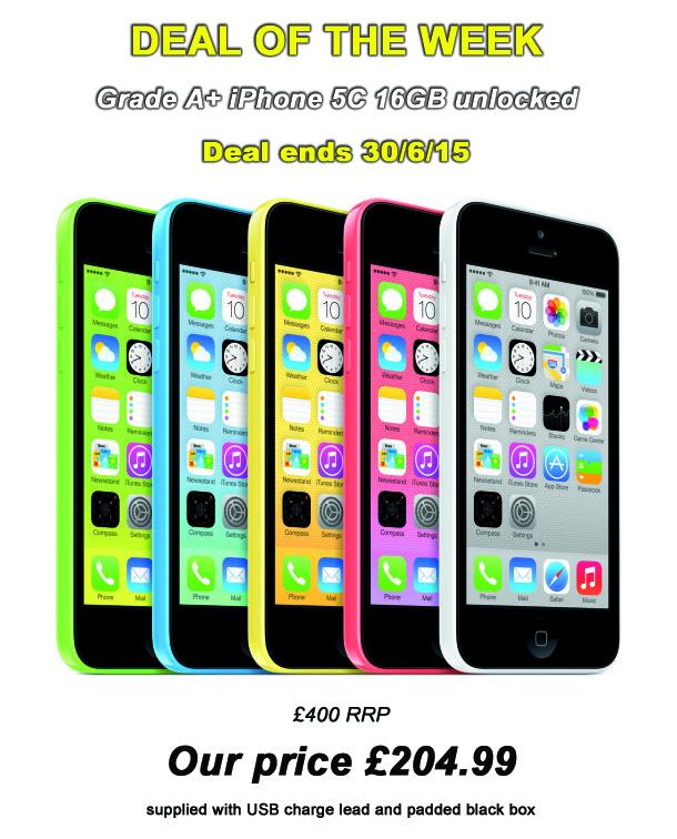 RefurbApples's tweet image. Don't miss out our latest deal. iPhone 5C 16GB unlocked in Grade A+ (like new) condition. refurbiphones.co.uk/buy-refurbishe…