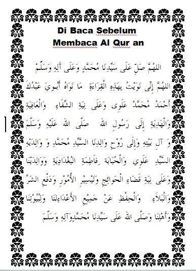 Doa Sebelum Membaca Al Quran / Yuk Intip Doa Sebelum Dan Doa Setelah