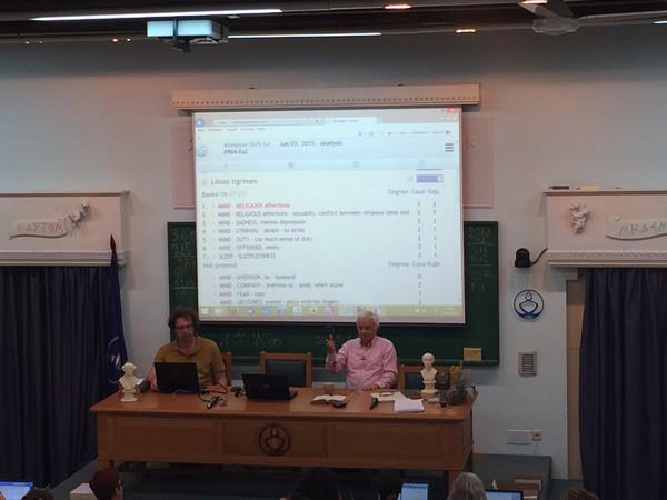Professor <a href="/Gvithoulkas/">George Vithoulkas</a> teaching with VithoulkasCompass at the International Academy of Classical Homeopathy