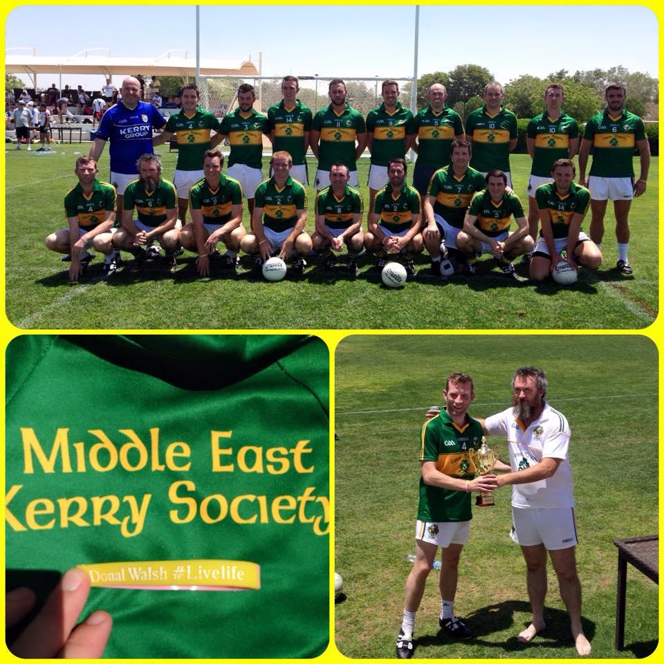 MEKS_2014's tweet photo. A great day out for the Kingdom at the inaugural Donal Walsh 15 aside memorial tournament in Jebel Ali UAE #ciarrai http://t.co/HrpIpco9wP