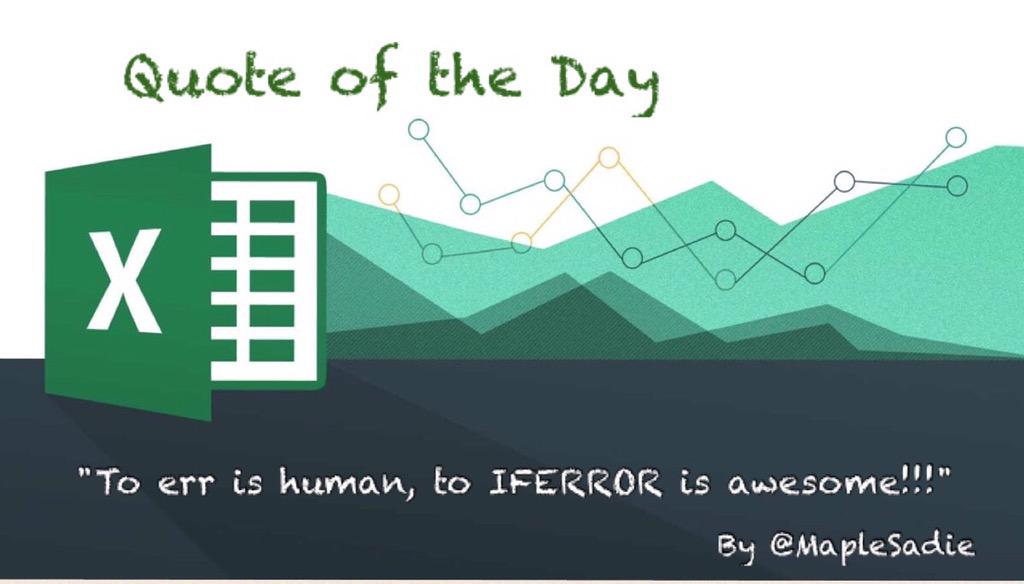 AlejoLenis's tweet image. @MapleSadie @r1c1 #QuotesOfTheDay #ExcelRules 👍🏼