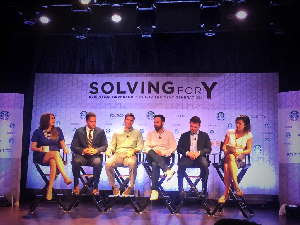POLITICOLive's tweet photo. #SolvingForY w @clarkcr @eschor @gabe_klein @optoroinc @SvanteMyrick @goeffortless watch live http://t.co/2UrmGMydT9 http://t.co/R0EmoRyIkh