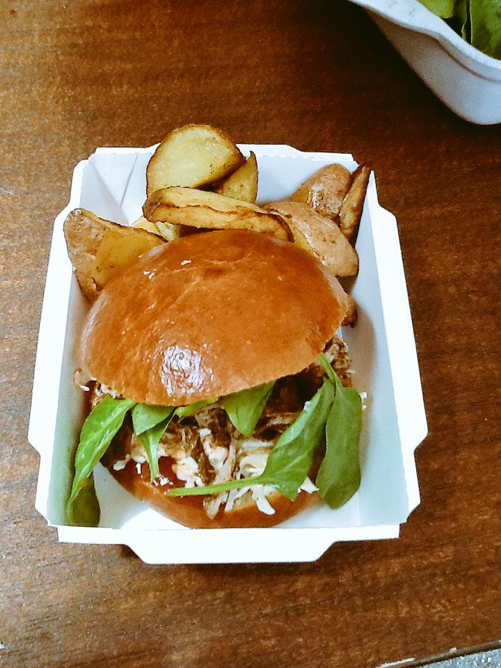 OSiTWaterloo's tweet photo. Thursday special @boundarycafe BBQ pulled pork brioche burger &amp; wedges http://t.co/JjZbahkzC2