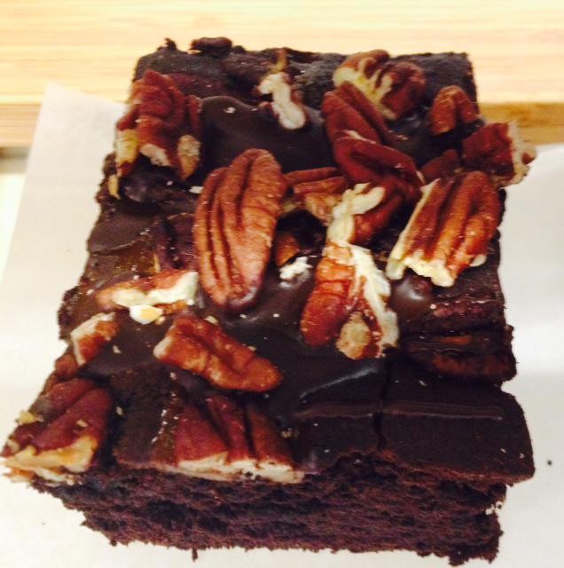 Turtle brownies in the bakery case today! Yum. #brownies #Billingsforge #hartfordhasit #dessert