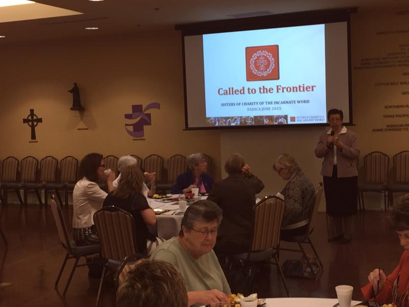 FADICAnetwork's tweet photo. Thank you @CCVI_Sisters for a wonderful welcoming for #FADICA members @uiwcardinals campus #HispCathLead2015 http://t.co/ZX1w1DpGDB