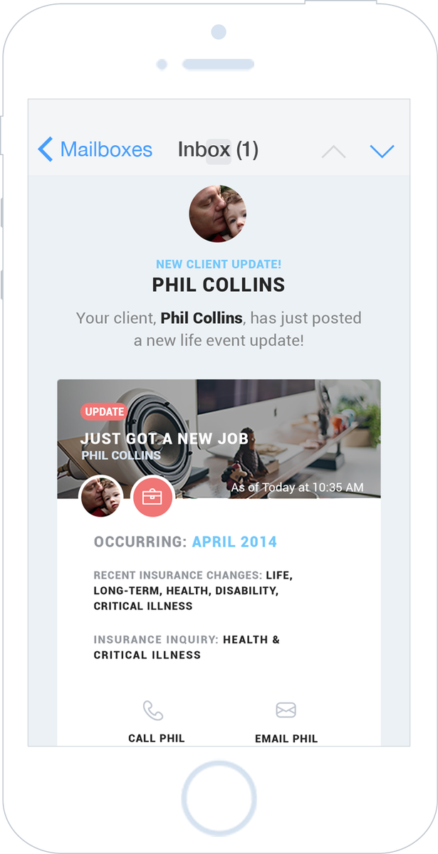 KivvikInc's tweet photo. Finally! A way for advisors stay current w/ new events in their clients lives!
@kivvikinc http://t.co/bBqdbM18Fn http://t.co/g6pPLXUVwS
