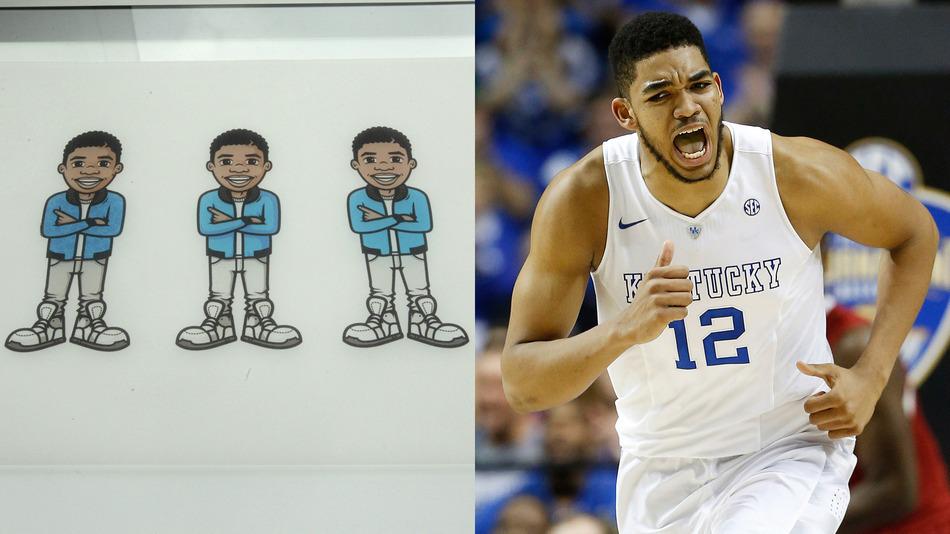 mashable's tweet photo. Top NBA Draft pick Karl-Anthony Towns has an imaginary friend http://t.co/DuiGfs1Dhq http://t.co/3CEaHo2OLR