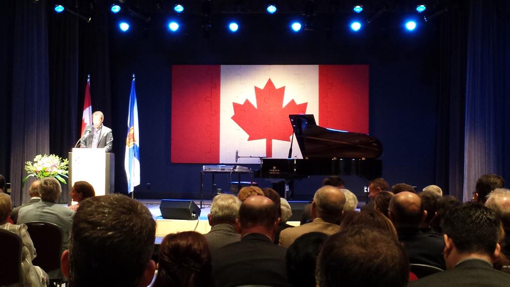 ReneeHortonCBC's tweet photo. The reopening of @Pier21 museum has begun. You can watch live via http://t.co/jxHaLVIjRG. #pier21 #cbc. http://t.co/JmLGFwIWrb