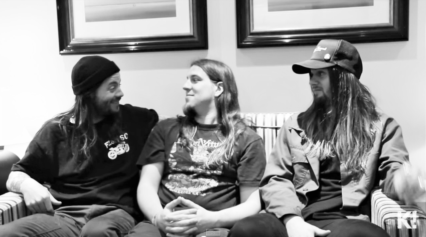 Hitthedeckfest's tweet photo. .@whileshesleeps and @cancerbats sat down with @KerrangMagazine at #HTD2015! https://t.co/0gq5av5fxe #TBT http://t.co/ygnNgUFrvR