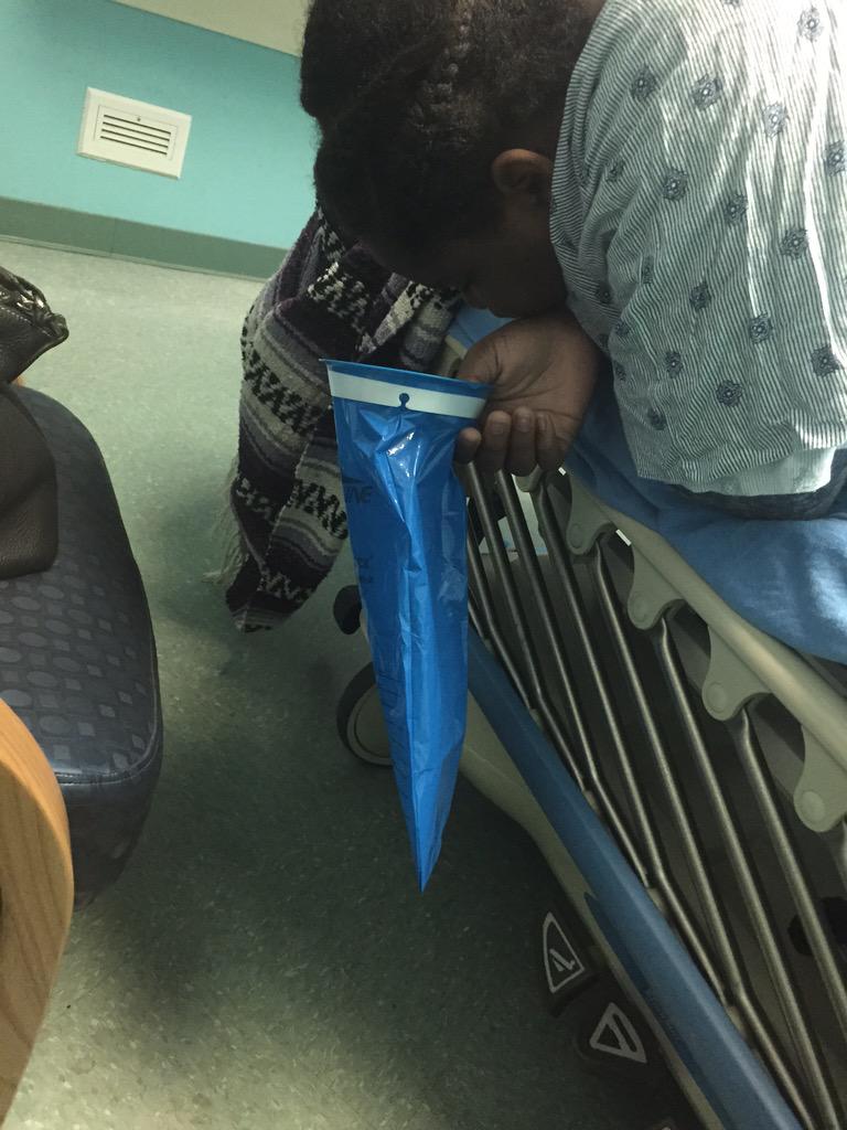 AttyRaven's tweet image. At the Er...Waiting to see what's wrong with Keena #FirstTweet