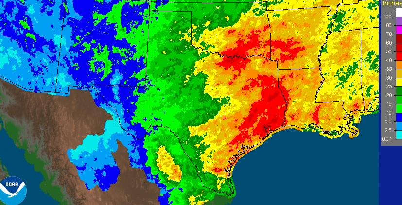 mingoramirezjr's tweet photo. Rainfall total at DFW Airport is at 34.06 so far this year: @NWSFortWorth  Some parts of Texas have had 60 inches. http://t.co/kooI1hZR72