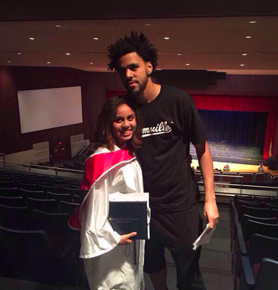 complex_uk's tweet photo. J. Cole kept a two year promise to attend a fan's graduation http://t.co/fUEnToYCyY http://t.co/YDZ4Uo0sOV