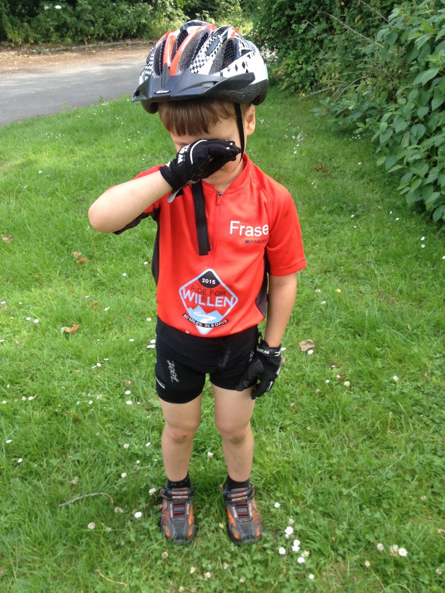 mini_ride's tweet image. Poor Fraser took his first tumble yesterday. Maybe he shouldn't try to bunny-hop over the Emberton Park speed humps!