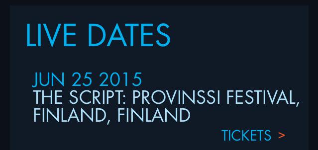 TheScriptTH's tweet photo. 🍀😎โชว์วันนี้ 25/6/15 เล่นที่ ฟินแลนด์ ค่ะ #TheScriptNSWSTour #thescriptthai #thaIrish http://t.co/XYDC3IBkLL