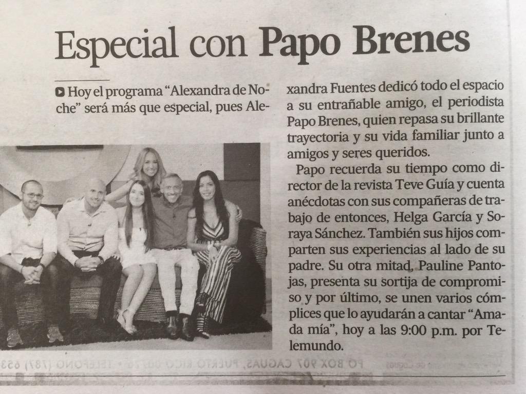 alefuentespr's tweet photo. Por fin!! Hoy 9pm @TelemundoPR http://t.co/3w6l5FjU1Z