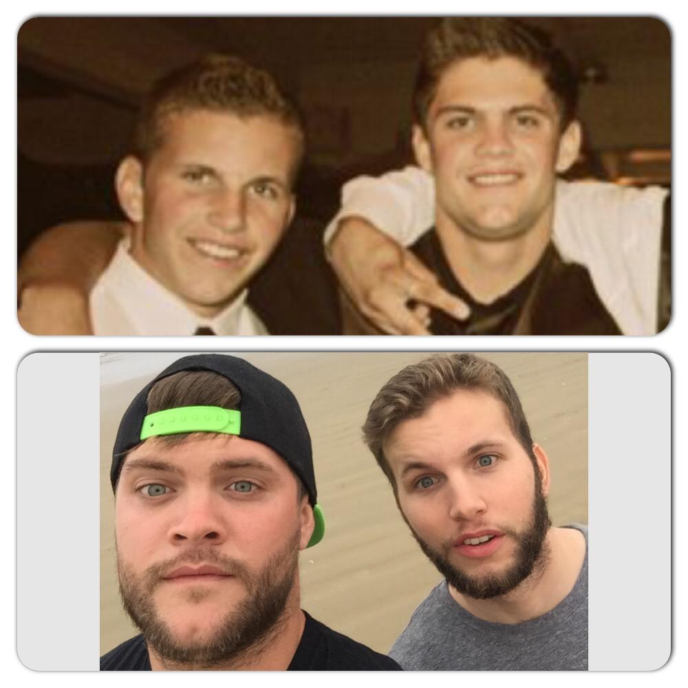 richardellis319's tweet photo. #tht prom night to now lol #wegrown #boyzIImen #beards http://t.co/038pGtAI6v