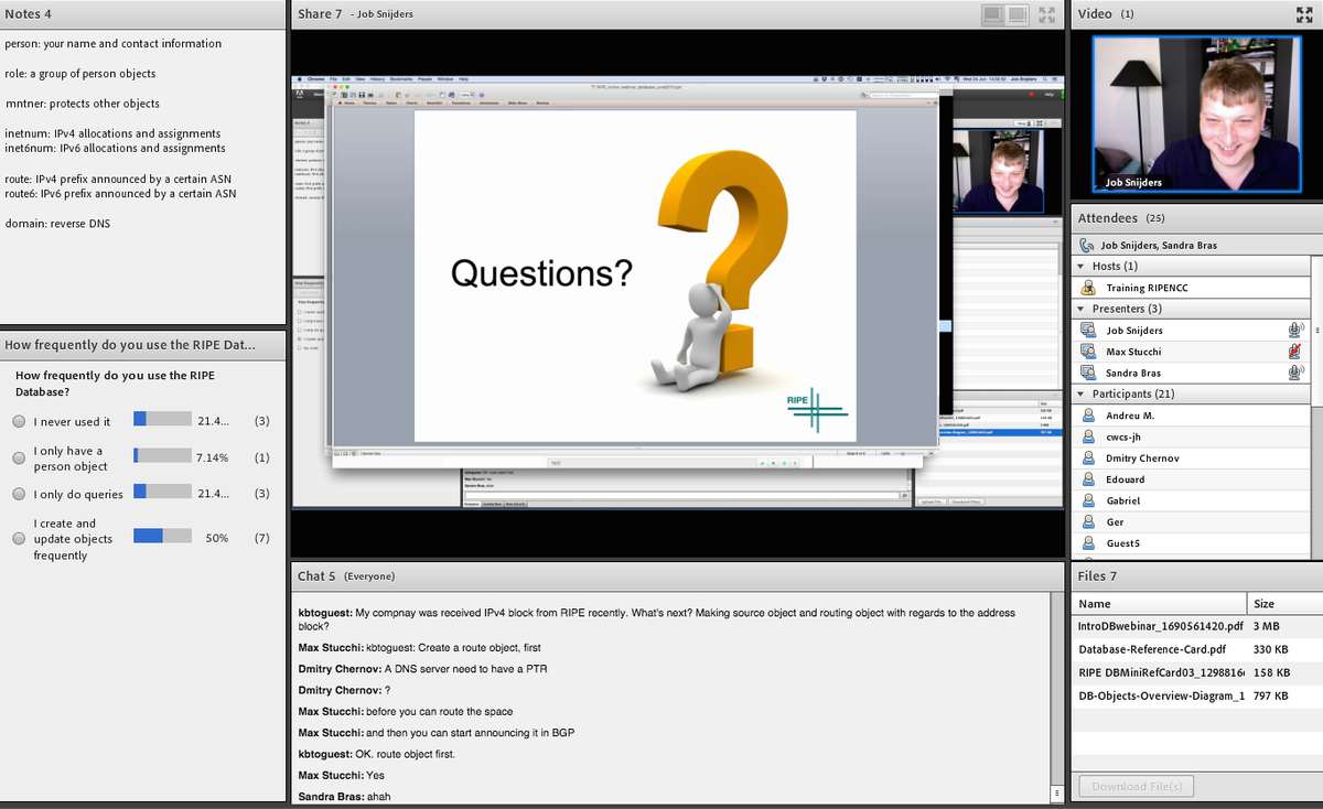 TrainingRIPENCC's tweet photo. Yesterday we had our first webinar with a guest appearance. Thank you @JobSnijders for sharing your expertise with us http://t.co/6NVV7QEiHu