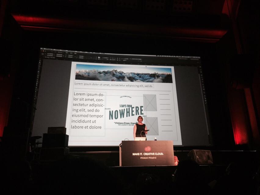 Sincronización completa entre tablet, smartphone y escritorio con Comp CC de <a href="/AdobeES/">Adobe España</a> #Makeit #Madrid