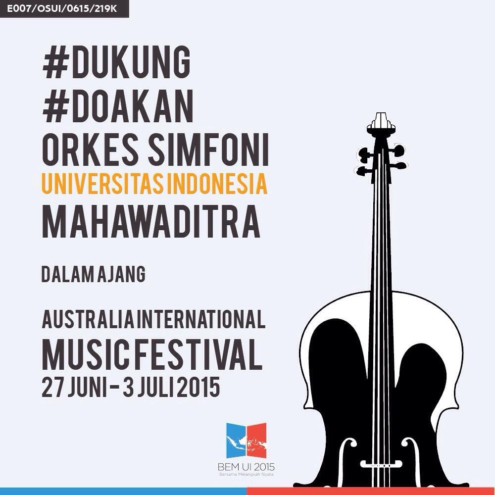 Semangat bro <a href="/ilhambakhti/">M Ilham Bakhti</a> mendunia bersama <a href="/osuimahawaditra/">OSUI Mahawaditra</a> #FHUI2012Bangga #KebanggaanUI <a href="/FHUI_2012/">WE ARE FHUI 2012</a> Bismillah!