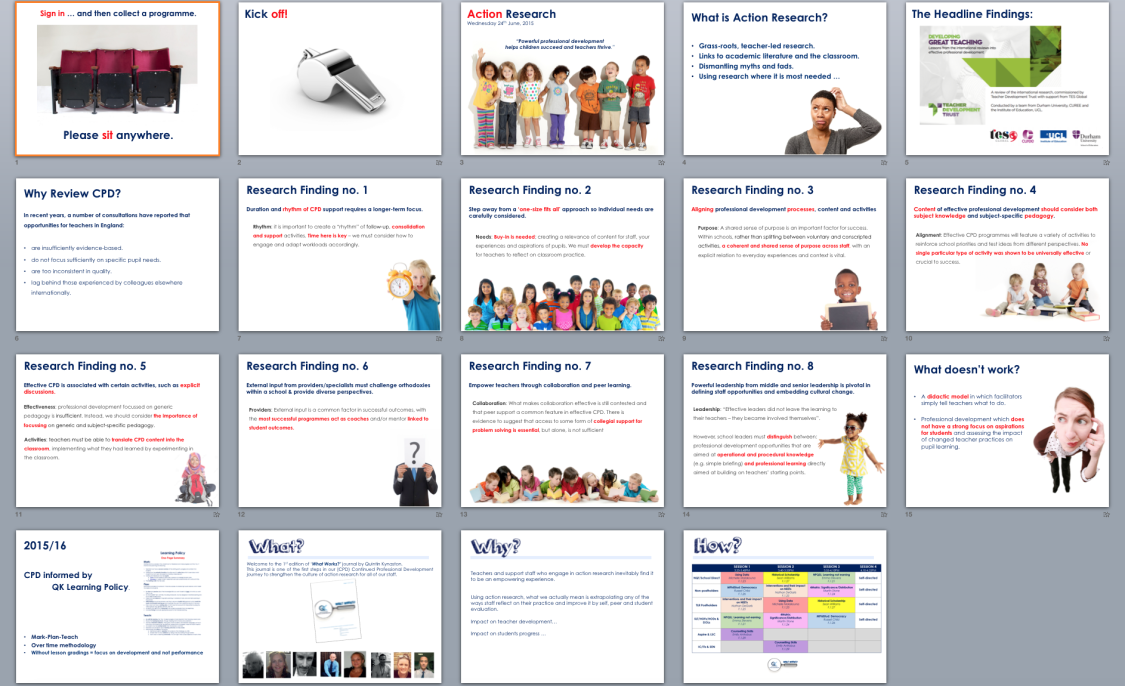 TeacherToolkit's tweet image. Our 1st ever Action Research Journal; What Works? by @TeacherToolkit buff.ly/1IAxbgM