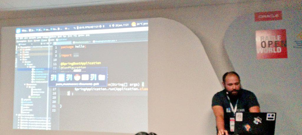 dgomesbr's tweet image. Myth. @jerrinot demos #JCache with #springframework and #payara as well on #JavaOneBR