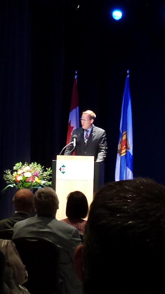 ReneeHortonCBC's tweet photo. Honourable Peter Mackay officially reopens @Pier21 museum in Halifax #pier21 #cbc. http://t.co/ohqItriug2