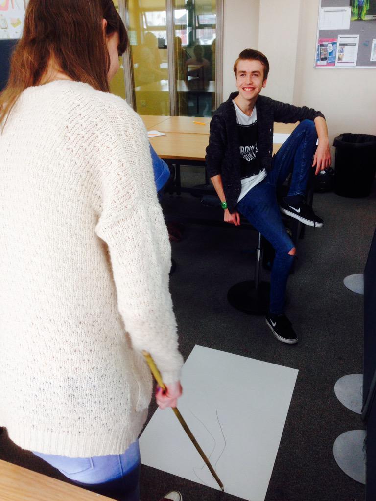 HCFECreative's tweet photo. Great fun with creative students in our Drawing Intervention Workshop with @hightunstall #FEexperience #BeTheNext http://t.co/nFguxQjTiO