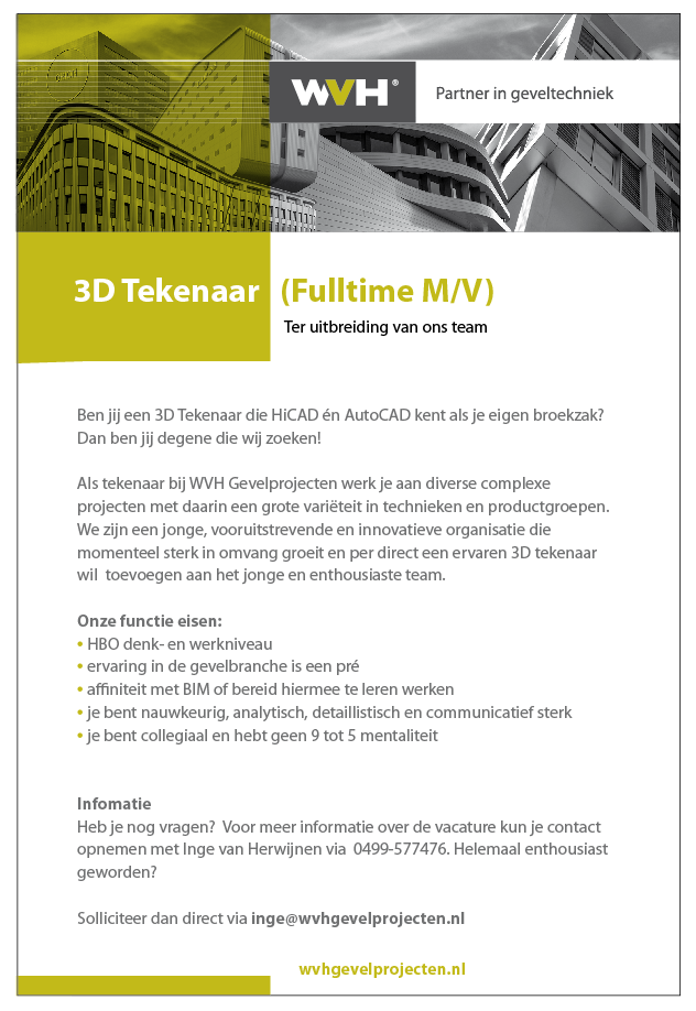 WVH_Gevels's tweet photo. @Bouwvacaturesnl zouden jullie ons willen helpen door onze vacature te delen op jullie pagina? B.v.d! #3D #tekenaar http://t.co/sh1rdyxAhC