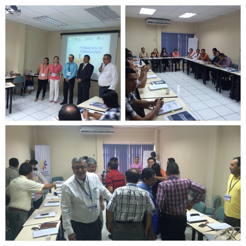 setec_guayaquil's tweet photo. Llenos de energía damos inicio al 1er #taller #formadordeformadores en #Quevedo @setec_ec  http://t.co/xd4u2rA9NH http://t.co/Oetx58GRlJ