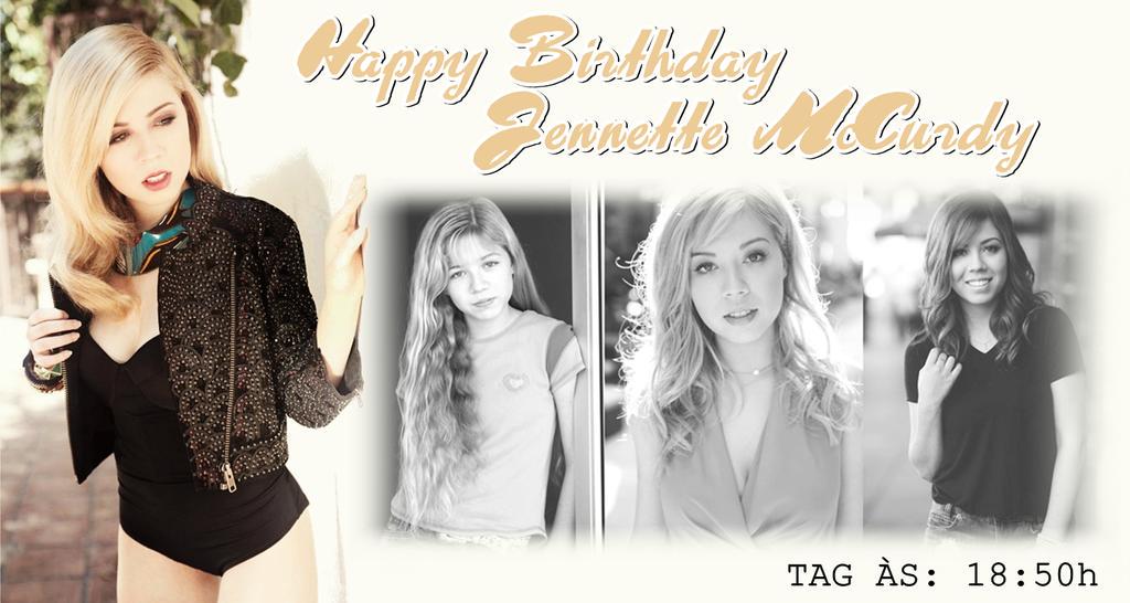  Amanhã é aniversário da como sabem.
Iremos subir \"Happy Birthday Jennette McCurdy\" às 18:50. 