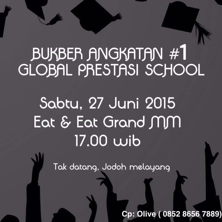 #BukberGPS SHS 1st Batch, this sat 27 june at eat and eat Grand Metro