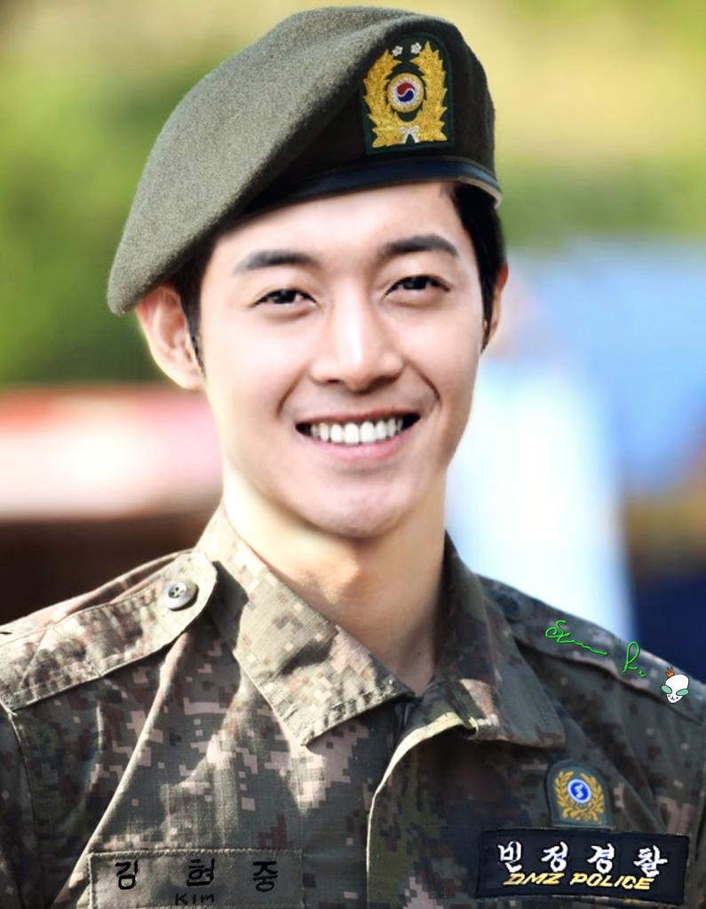 Resultado de imagen para kim hyun joong servicio militar