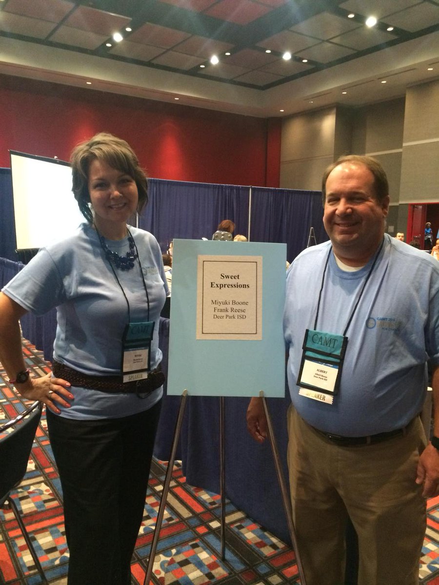 CindyHart78's tweet photo. DWJH teachers leaders #camt2015 http://t.co/TvvEvz9cZc