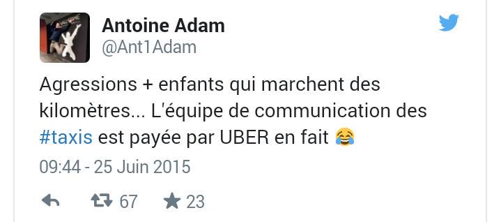 aymard_aymard's tweet photo. UBER TOP , TAXI POOP

#JeSuisUber http://t.co/LPxCGR5pdg