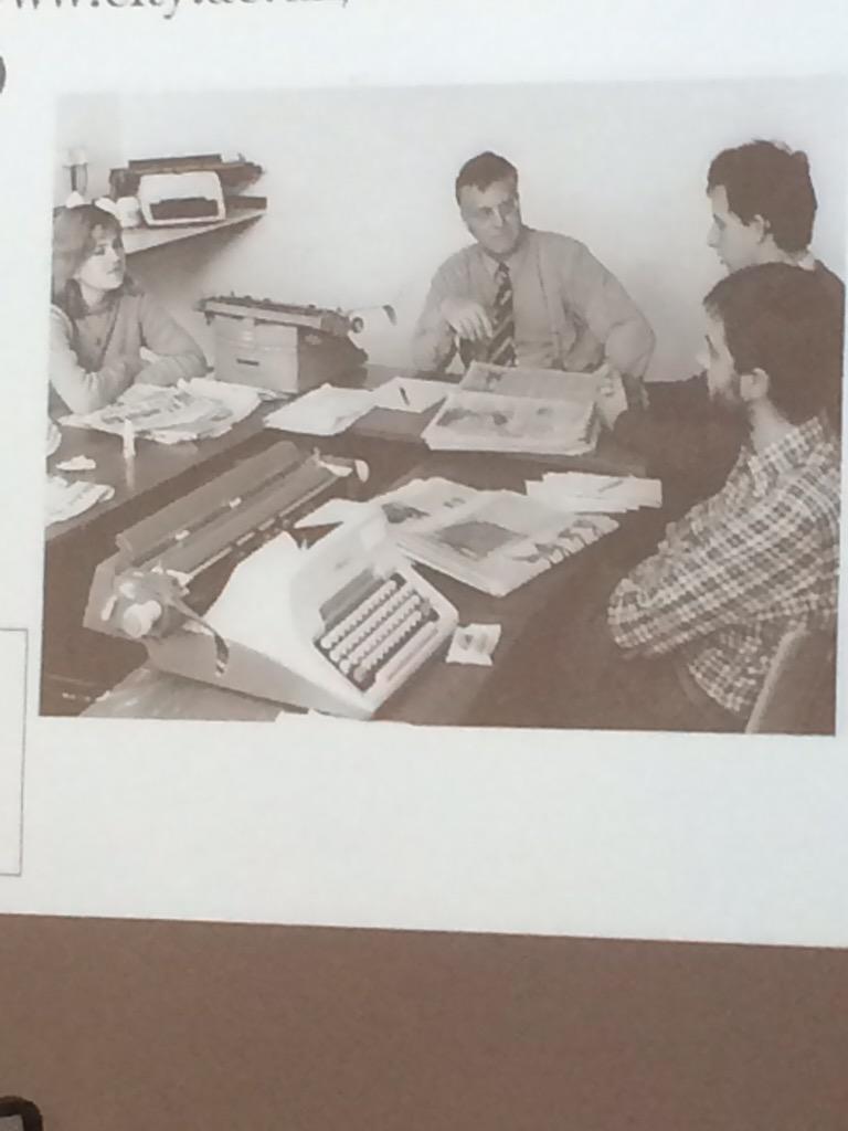 MsChappers's tweet photo. Also, some amazing retro newsroom pics #ajefutureed http://t.co/HuE0AbpM7D