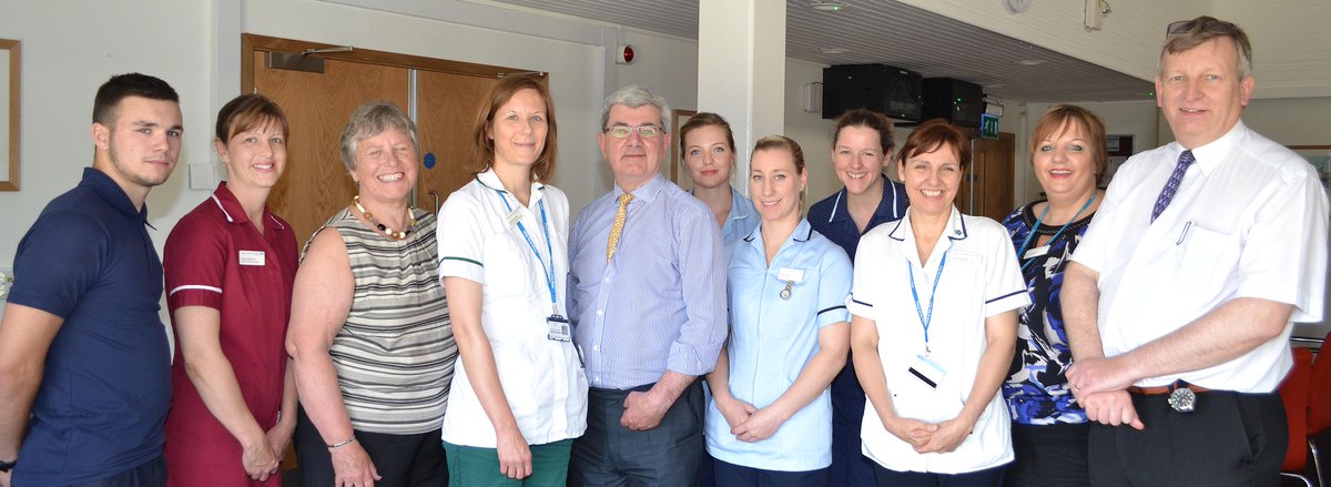 <a href="/hee_sirkeith/">Sir Keith Pearson</a> enjoyed catching up with our staff today and hearing about the good work going on at the RUH