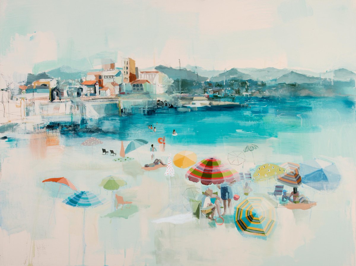 New beach scenes available this Tuesday, June 30th at 10am EST. Inspired by my recent trip to France.