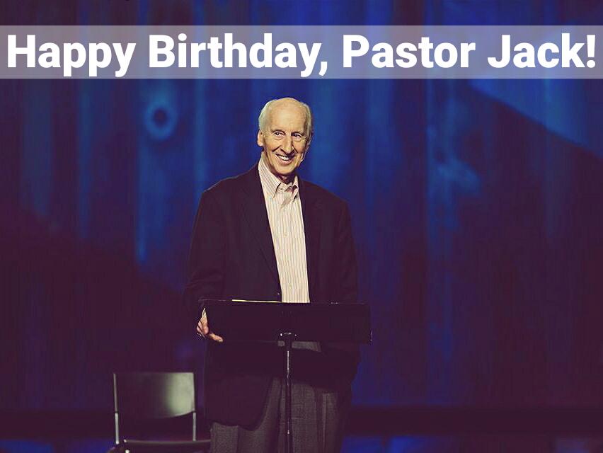 Happy 81st Birthday, Pastor Jack Hayford! See his most recent convention talk  
