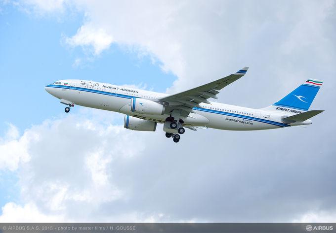 Airbus's tweet photo. We have a new #A330 operator! Congrats @KuwaitAirways on the delivery of your first A330. http://t.co/mcRaw7t2VT http://t.co/EHLnTnglDm