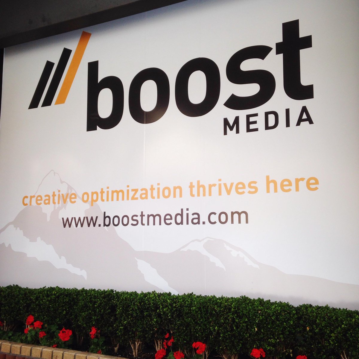boostctr's tweet image. Boost HQ gets a facelift. We&apos;re thriving on #CreativeOptimization over here.