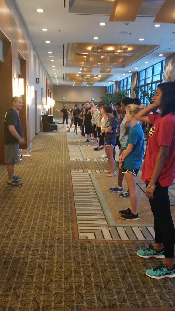 MRC_ASPR's tweet photo. It was a #HealthyStart w/CAPT Tosatto &amp; 75+ students &amp; participants. #HOSALead in fitness &amp; health. #HOSANLC2015 http://t.co/07EFdQq19V