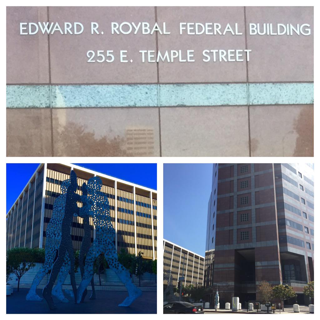 AllisonCenter's tweet photo. Just a few pics of the Roybal Federal Building in beautiful #LosAngeles where we are lucky to work for our clients. http://t.co/pN0x1LhEaI