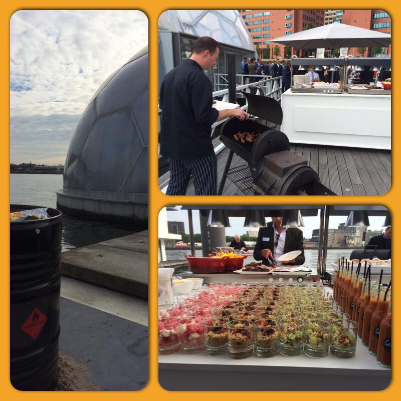 HansvdLinde's tweet image. Zonnig #BBQ #event @Drijv_Paviljoen catert by @vdlindecatering #smoker