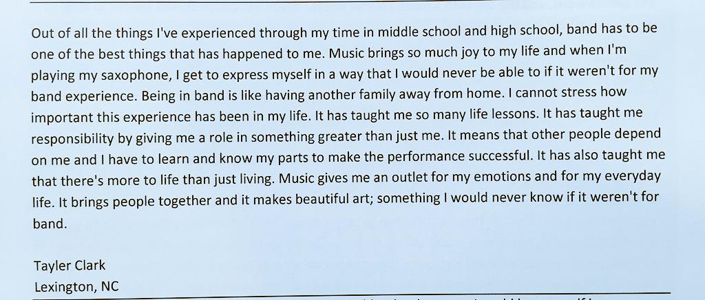 conductord's tweet photo. Heart warming to share one of your students stories about music to Congress😊#NAfMEHD15 #broaderminded @nafme @NCMEA http://t.co/vBdoomM0Fw