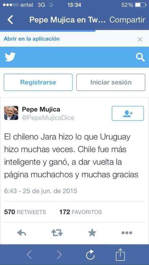 jwuanco's tweet photo. **Seguro que Don JM habria opinado lo mismo que el Presidente Mujica** http://t.co/HFKQrkjnHs