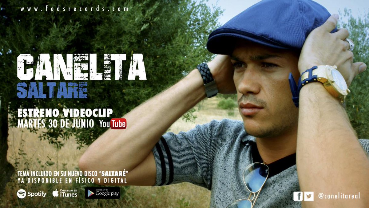 FodsRecords's tweet photo. Próximo martes 30 de Junio ESTRENO NUEVO VIDEOCLIP @canelitareal "SALTARÉ". Atentos!!! http://t.co/hJx8aoC8wL