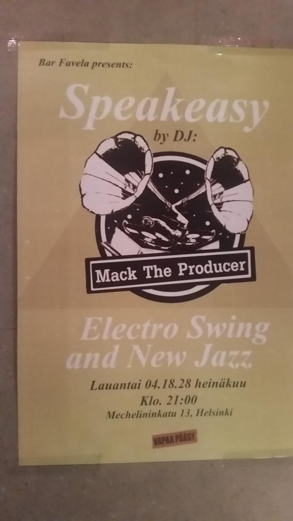 BarFavela's tweet photo. Favelassa tapahtuu! 4. 18. ja 28. päivä heinäkuuta meitä viihdyttää Mac The Producer klo.21 lähtien. Vapaa pääsy! http://t.co/LUsEtBIBSj