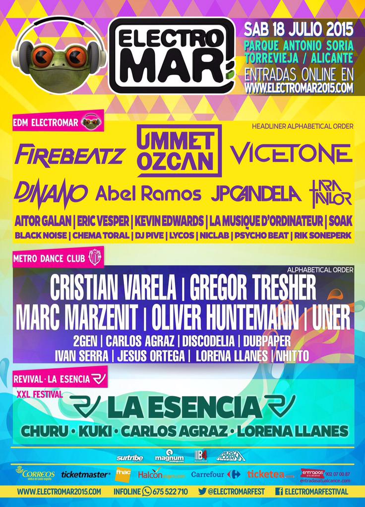 <a href="/gregortresher/">Gregor Tresher</a> <a href="/OliverHuntemann/">Oliver Huntemann</a> @larataylorvocal <a href="/discodelia/">Discodelia Music</a> se suman a #Electromar2015 !!